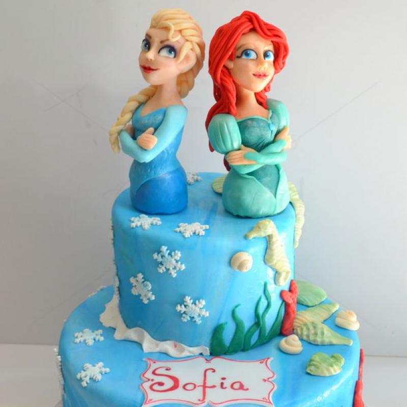Tort Elsa si Ariel