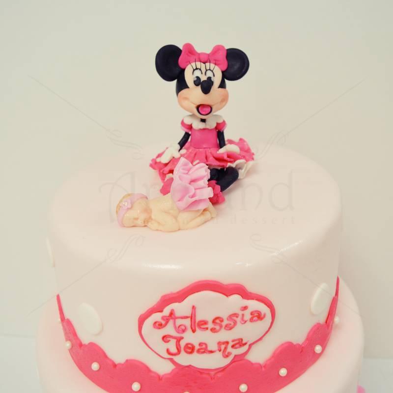 Tort Minnie Mouse si bebelusul