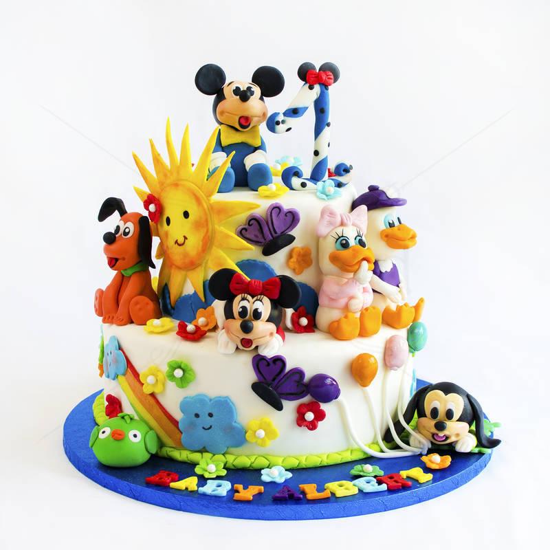 Tort Clubul Baby Mickey Mouse