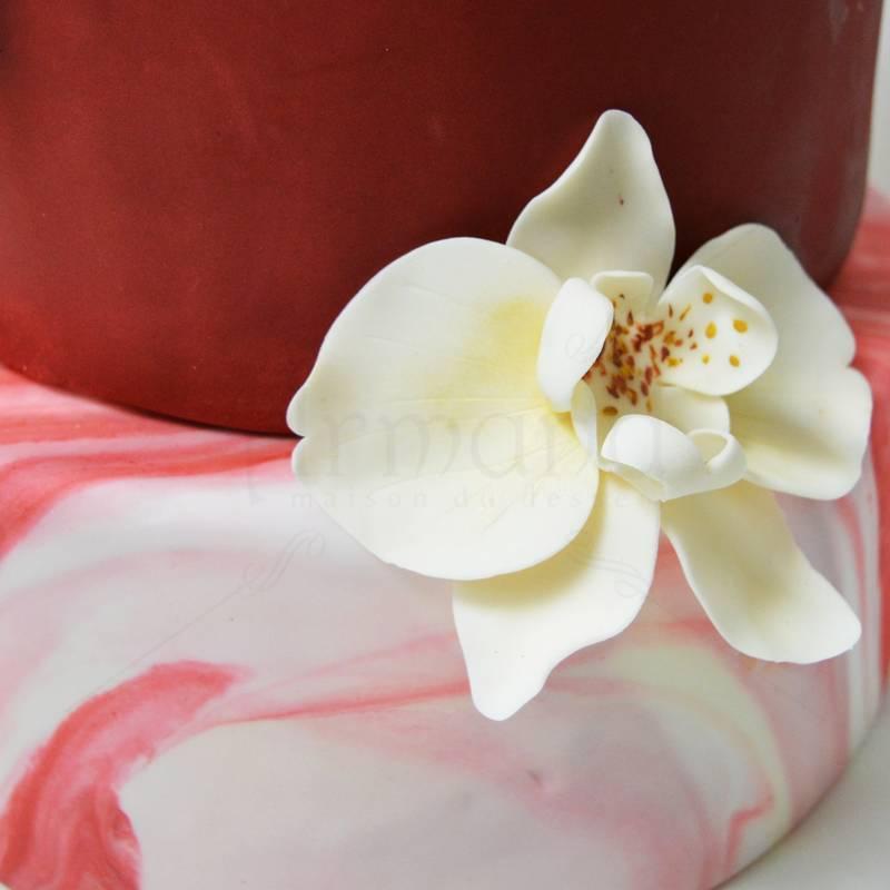 Tort Orhidee alb imaculat