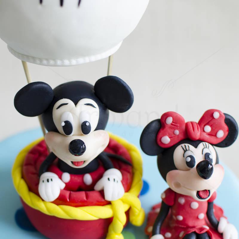 Tort Mickey si Minnie in balon