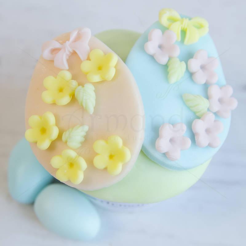 Cupcake culori pastel Oua Paste