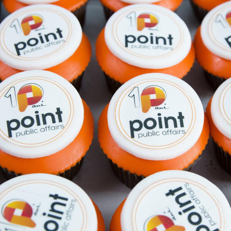 Cupcakes Logo Point Public Affairs