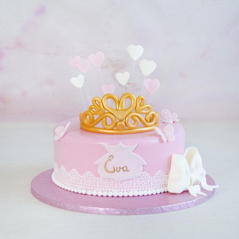 Tort Botez Coronita Aurie Tort Botez Coronita Aurie