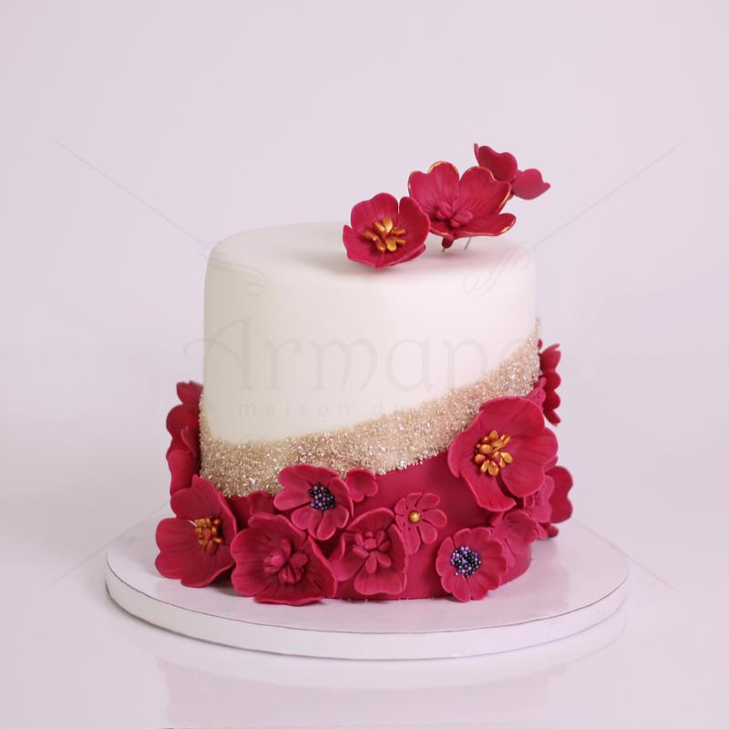 Tort Floral Elegant