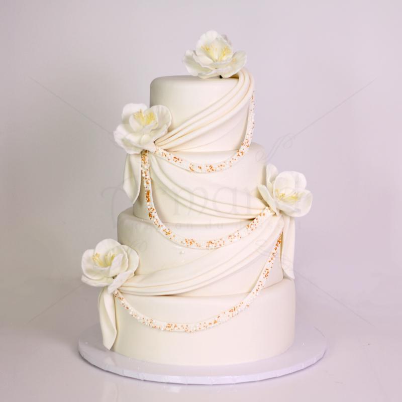 Tort Royal White And Gold Tort Royal White And Gold