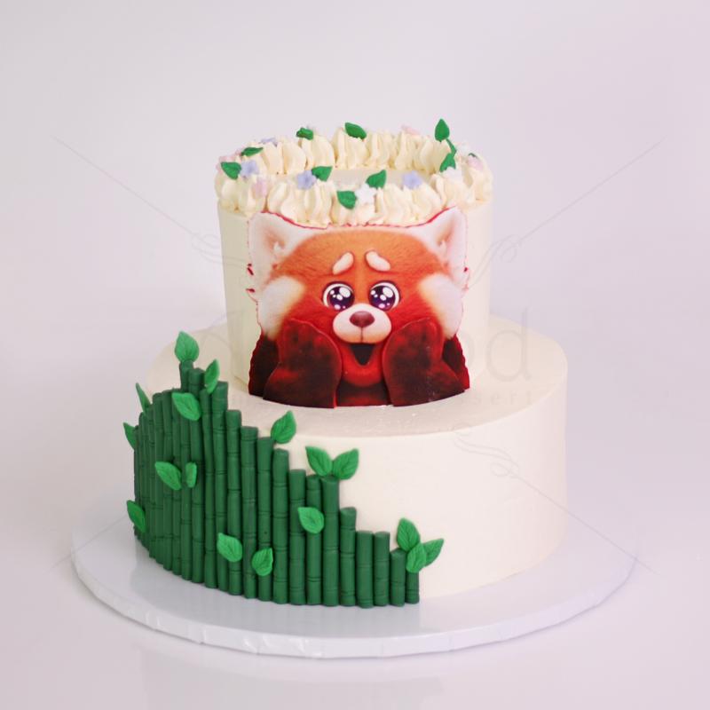 Tort Copii Personalizat Panda Rosu (Turning Red)