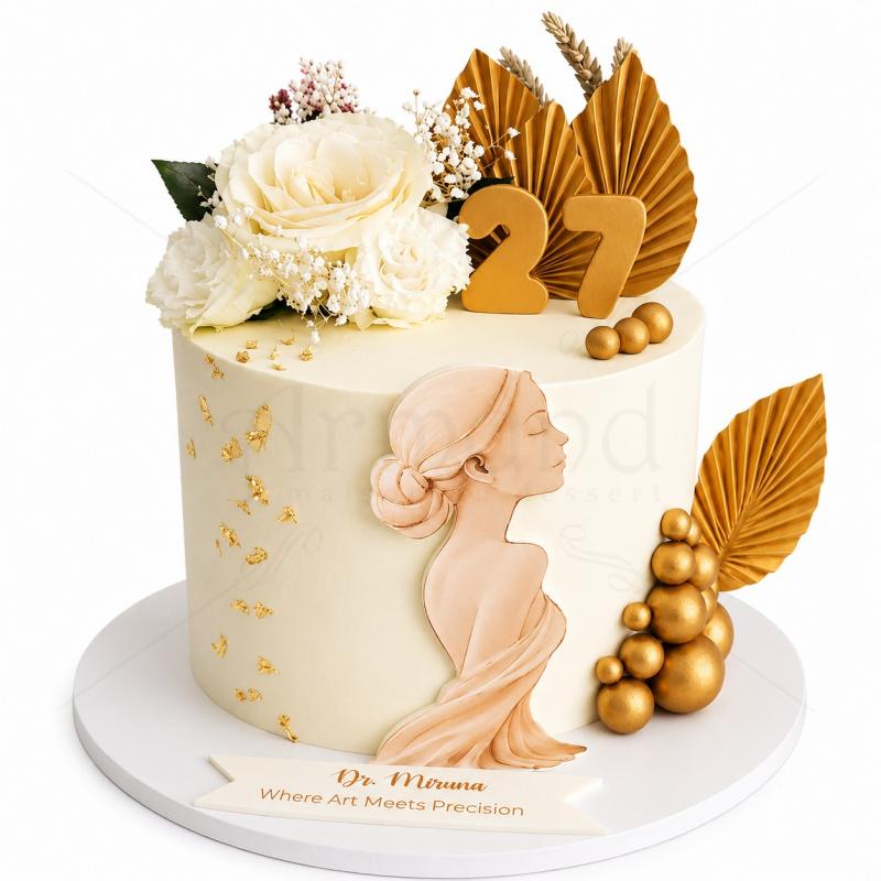 Tort Personalizat Golden Grace