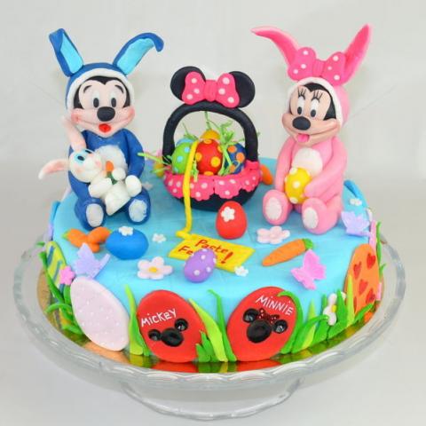 Tort Mickey & Minnie de Paste