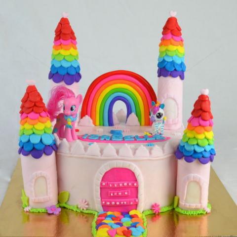 Tort Castel roz si ponei