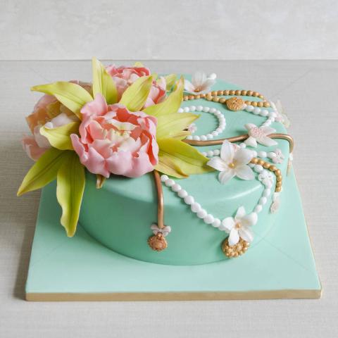 Tort Floral vintage