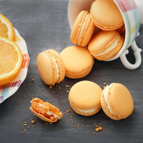 Macaron Portocala