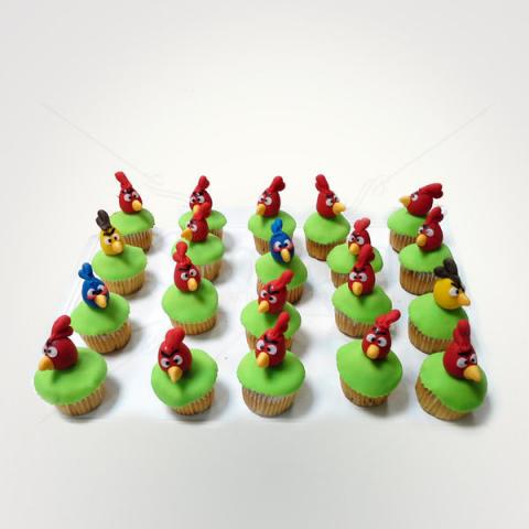 Mini cupcakes Angry Birds