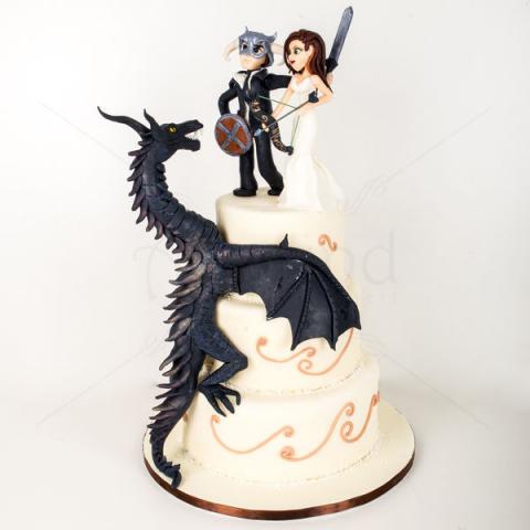 Tort nunta dragon