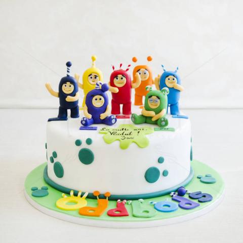 Tort figurine Oddbods