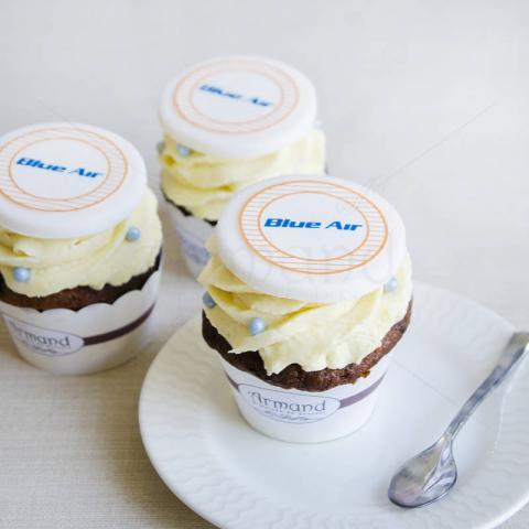 Cupcake Logo Blue Air