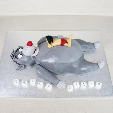 Tort 3D Baloo si Mowgli