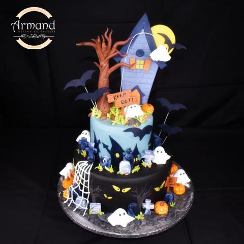 Tort Casa Fantomelor Halloween