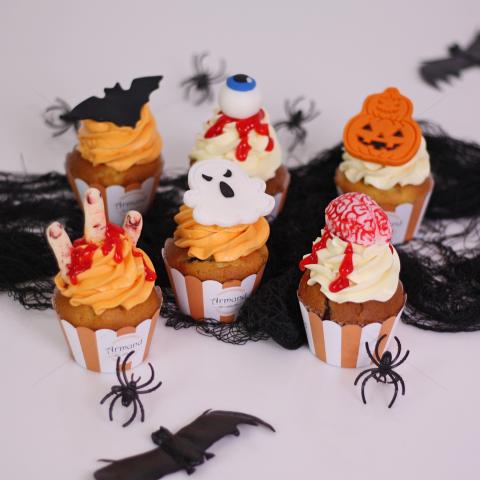 Colectie cupcakes Halloween in frosting