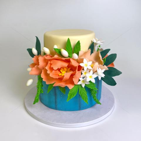 Tort Flori Pastel