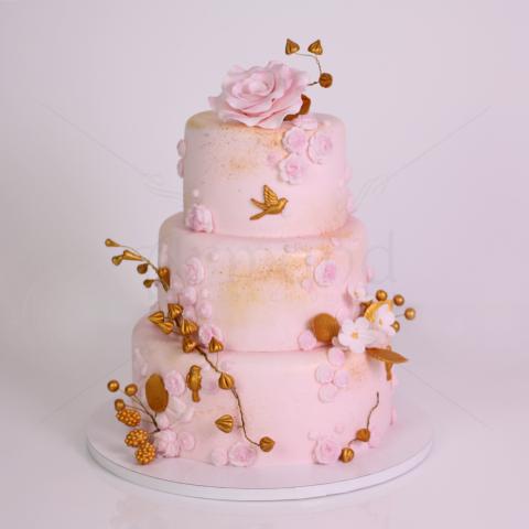 Tort Simfonie in Roz si Auriu