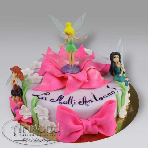 Tort Colectie Tinkerbell roz