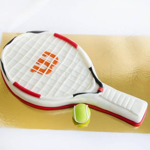 Tort Racheta tenis alba