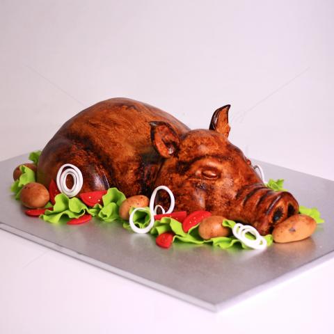 Tort Porc la rotisor