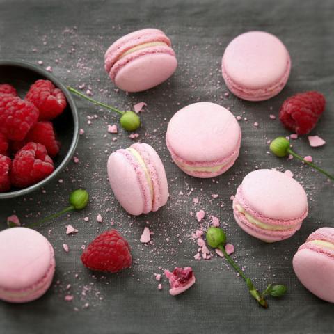 Macaron Zmeura - Pearl 