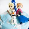 Tort Frozen Ana, Elsa si Olaf-5