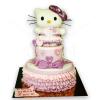 Tort Hello Kitty si dantela-1