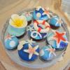 Cupcakes cu tematica marina-1