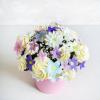 Aranjament floral cupcake-3