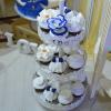 Cupcakes elegante albastru marin-1