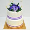 Tort nunta Purple roses-1