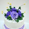 Tort nunta Purple roses-2