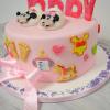 Tort botez Botosei Minnie Mouse-2