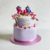 Tort Familia de bufnite colorate-1