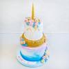 Tort Unicorn culori pastelate-1