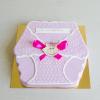 Tort Pampers bebe roz-1