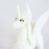 Tort Unicorn alb inaripat-2
