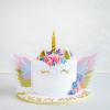 Tort Unicorn cu aripi curcubeu-1