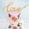 Tort de nunta Roz Pastel Love-2