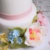 Tort nunta flori pastelate-3