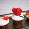 Colectie cupcake bujori si flori rosii-2