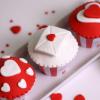 Cupcake colectie Valentine s inimioare-1