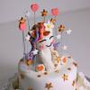 Tort Baby Unicorn cu stelute-3