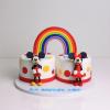 Tort curcubeu Minnie si Mickey-1
