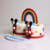 Tort curcubeu Minnie si Mickey-3