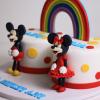 Tort curcubeu Minnie si Mickey-4